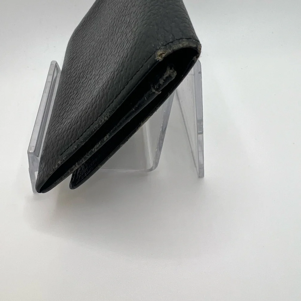 GUC Burberry Black Leather Card Holder